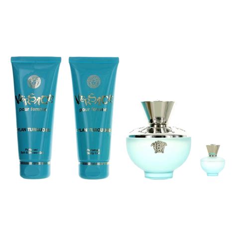 versace gift set women|versace 4 piece gift set.